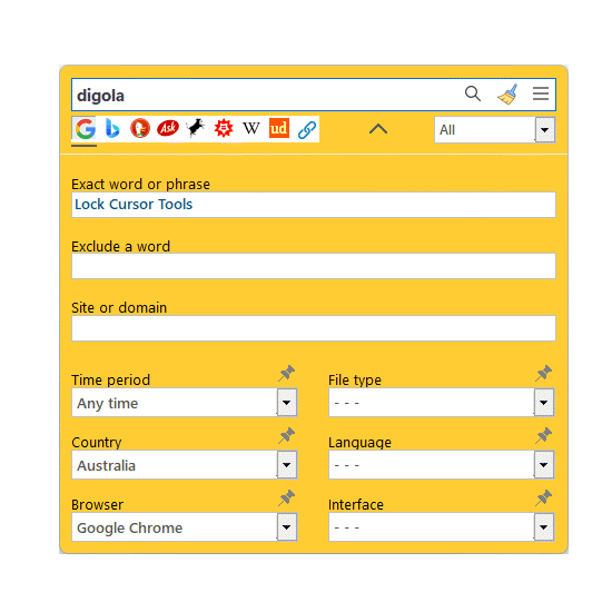 Lock cursor on screen